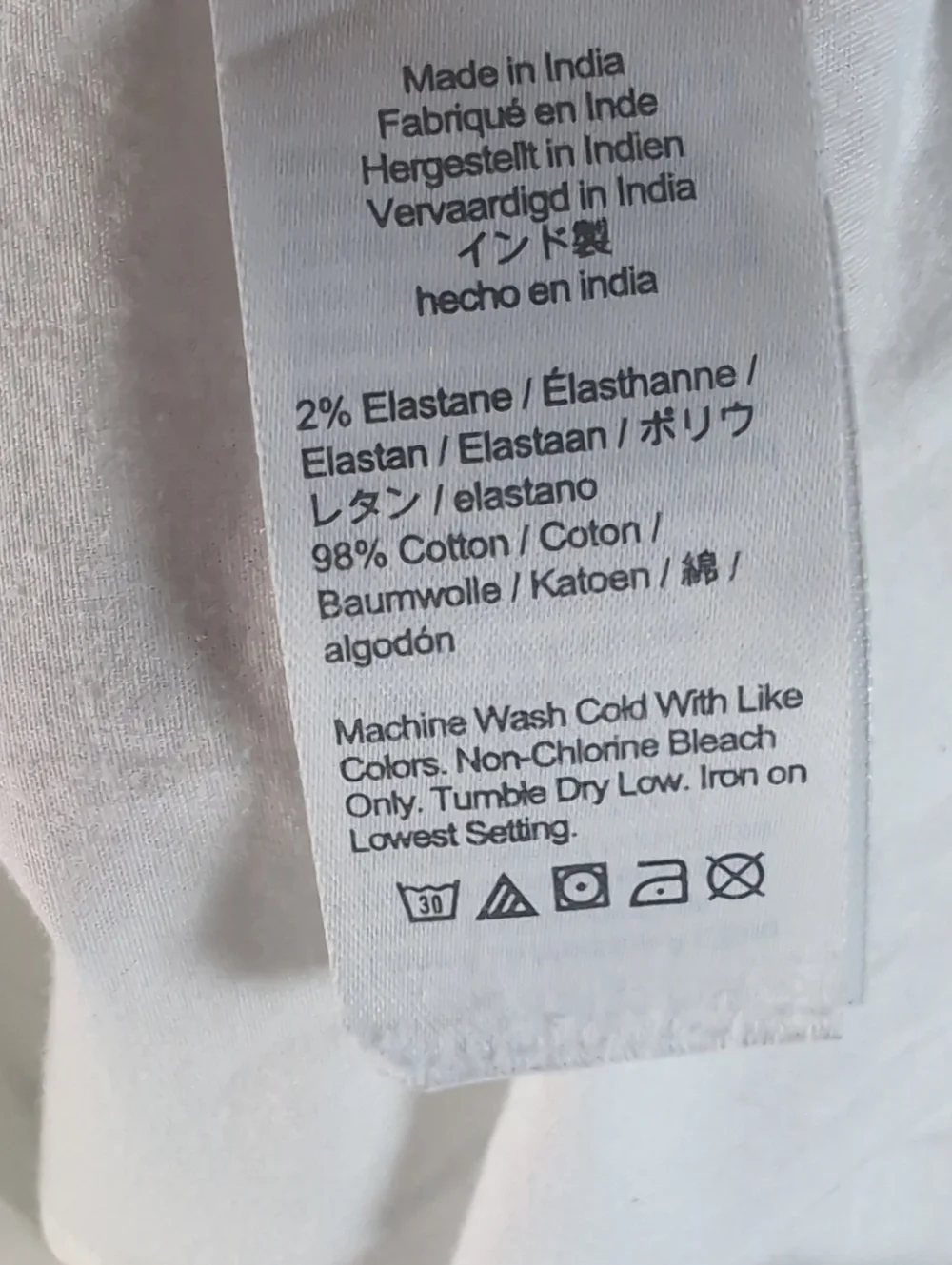 J Crew Slim Stretch Cotton Poplin Button Up Shirt White Fitted Blouse Size 4